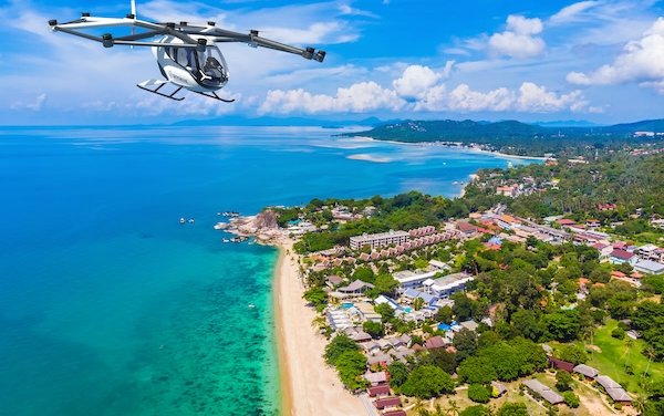 SkyDrive enters business partnership with Bangkok Airways, SPI and Saha Tokyu to explore eVTOL applications in Thailand