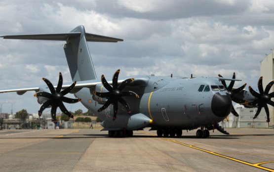 Spain's first A400M leaves paintshop