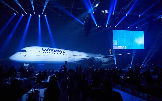 Spectacular show for Lufthansa&rsquo;s new A350-900