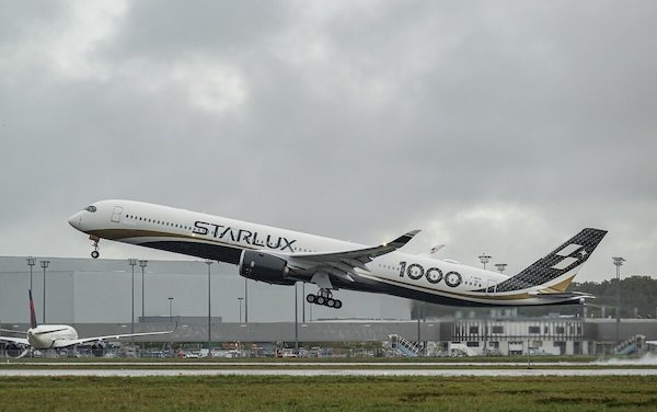STARLUX takes delivery of first Airbus A350-1000