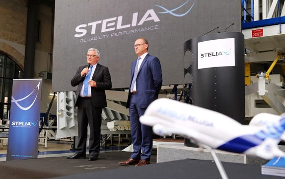 STELIA Aerospace celebrates the delivery of the first BelugaXL Upper Fuselage