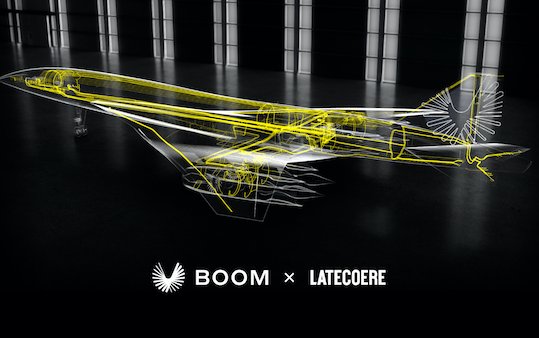 Strategic supplier agreement for Overture and Symphony - Boom Supersonic & Latecoere