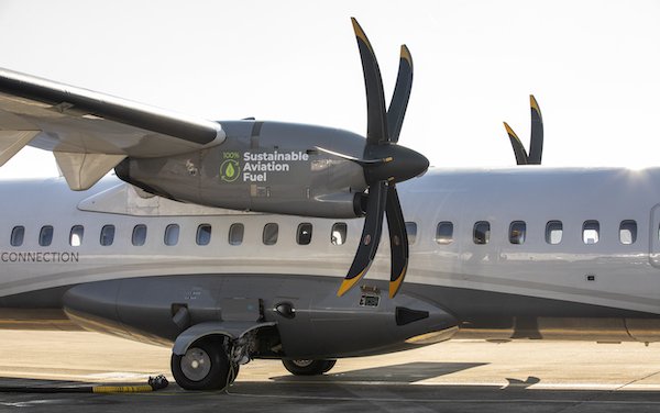 Successful ATR test flights with 100% SAF in one engine