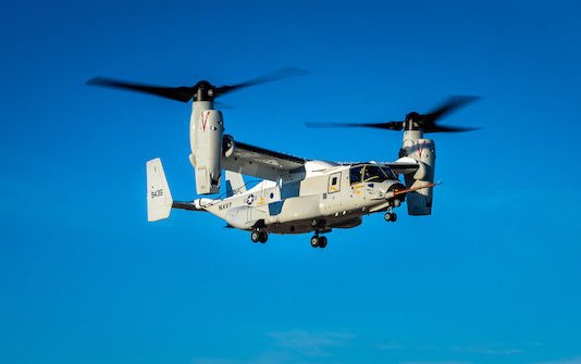 Successful First Flight of Bell Boeing CMV-22B Osprey