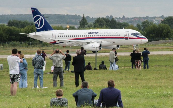 Sukhoi Civil Aircraft Company is considering to make components and spare parts for SSJ-100 aircraft in Italy