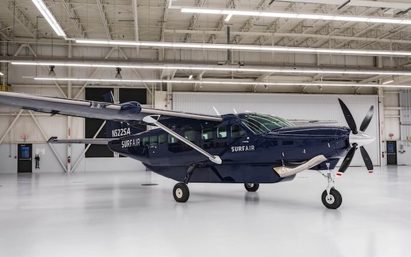 Surf Air Mobility accepts delivery of initial four Cessna Grand Caravan EX aircraft in fleet order from Textron Aviation