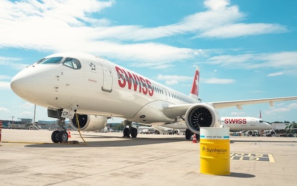 SWISS becomes world&rsquo;s first airline to integrate Synhelion solar fuel into its flight operations