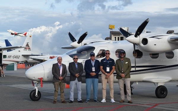 Tecnam celebrated delivery of its first P2012 Traveller to Ecuador