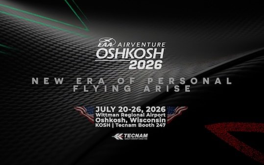 Tecnam to introduce a new vision for personal flying at EAA AirVenture Oshkosh 2026