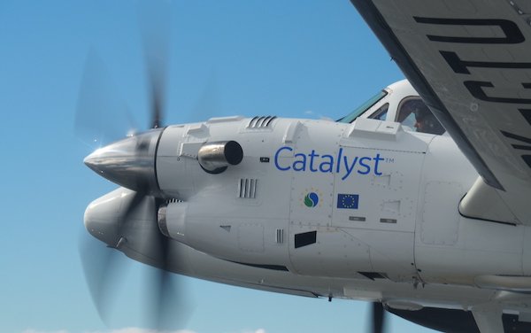 The first flight the Catalyst turboprop engine 