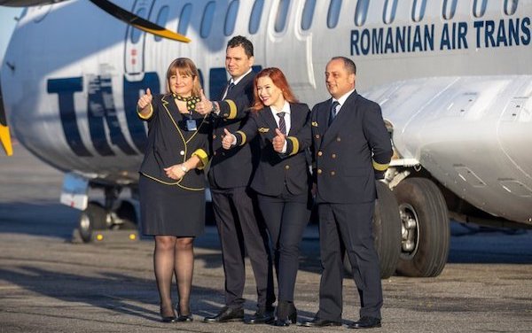 The first of nine TAROM ATR72-600 delivered