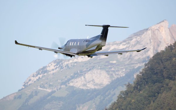 The first Pilatus PC-12 NGX in the UK - placed by Oriens Aviation