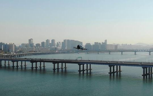 The first step toward future UAM operations - EHang 216 Korean Flight Tour