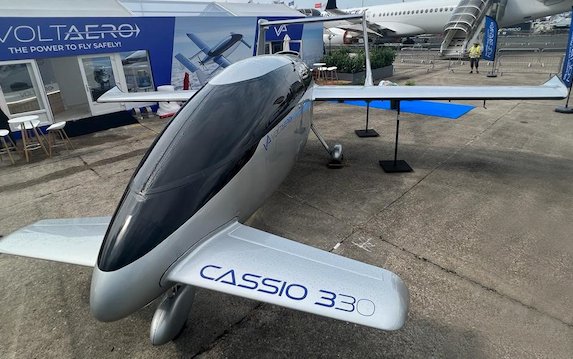 The future of sustainable aviation - VoltAero Paris Air Show world debut of Cassio 330 electric-hybrid aircraft