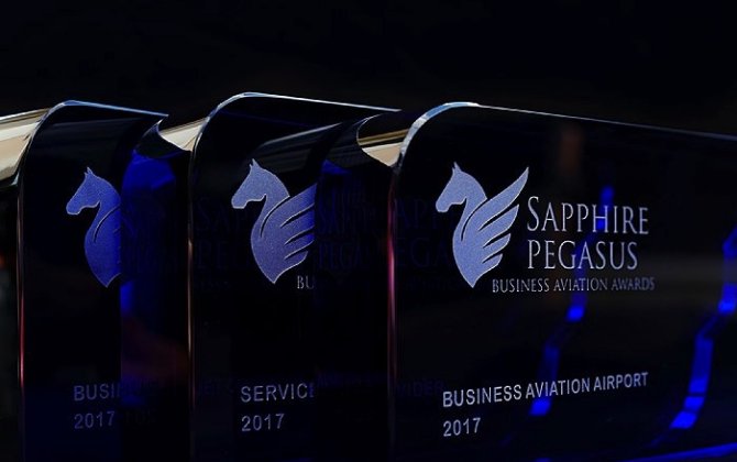 The Sapphire Pegasus Awards honouring the elite of business aviation at EBACE