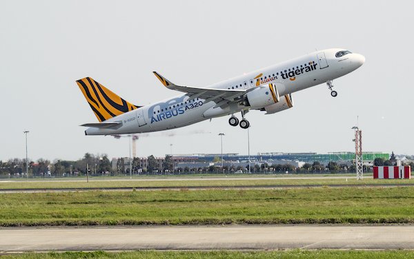 Tigerair Taiwan took delivery of first Airbus A320neo powered by Pratt & Whitney GTF engines