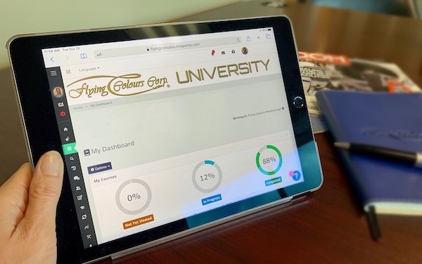 To support expansion Flying Colours switches on digital training 