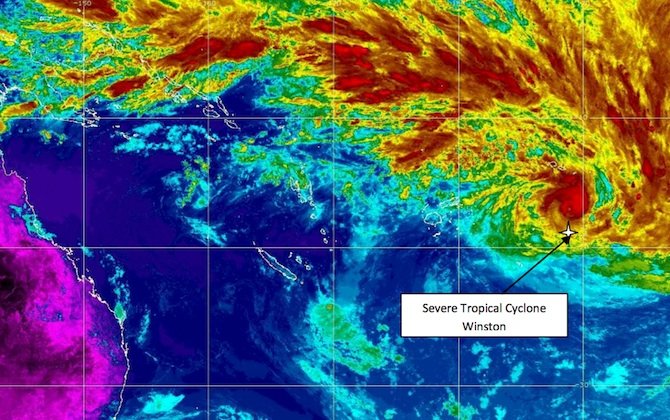 Tropical Cyclone Winston prompts Fiji Airways to cancel flights