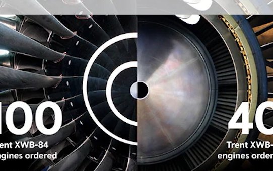 Turkish Airlines will become largest operator of Trent XWB engines with selected 70 Airbus A350 