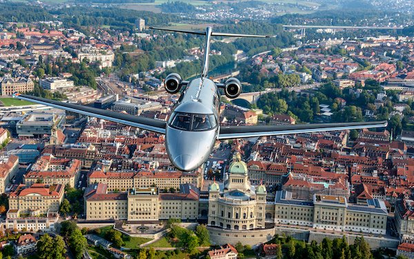 Typically Swiss Style flight on PC-24 by Swiss Government