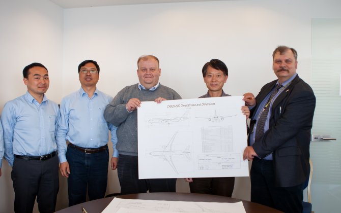 UAC and COMAC approved the general layout of CR929 aircraft