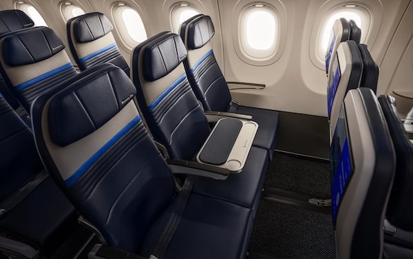 United launches another economy class innovation: Economy Plus Seats with extra elbow room