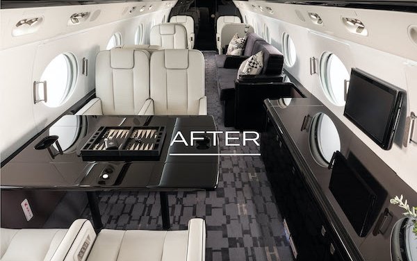 Updated spectrum of interior upgrades and dedicated designer services for Gulfstream owners