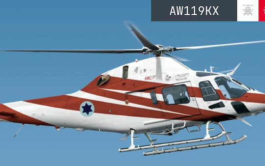 U.S. Department of Defense awards $ 29 million contract for new AW119Kx helicopters in Foreign Military Sale to Israel