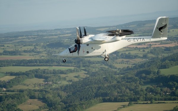 Vertical Aerospace makes aviation history with piloted eVTOL flight in open airspace