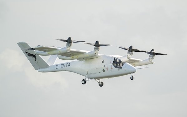 Vertical Aerospace progresses towards full piloted transition flight