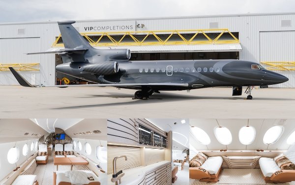 VIP Completions and ARRCC unveil uniquely refurbished Dassault Falcon 7X