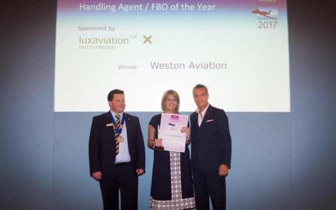Weston Aviation - BACA Best FBO of the Year award for the Second Successive Year