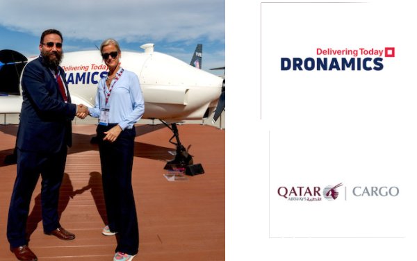 World&rsquo;s first cargo drone interline agreement - Dronamics and Qatar Airways Cargo 