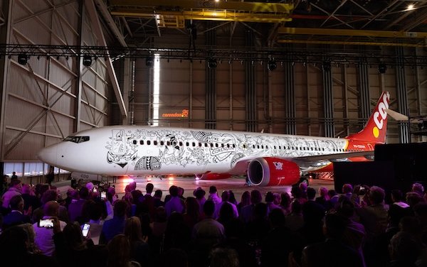 World's first fully tattooed aircraft takes flight - Corendon