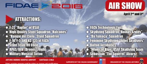 International Air and Space Fair FIDAE 2016